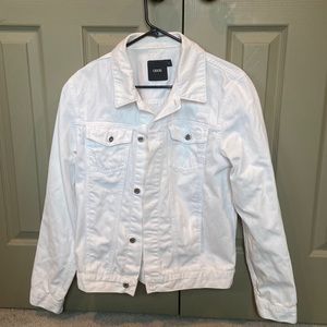Mens White Jean Jacket